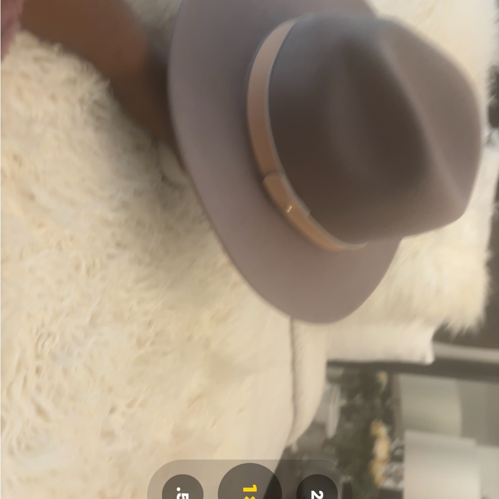 GIGI PIP Gray Hat with Tan Band